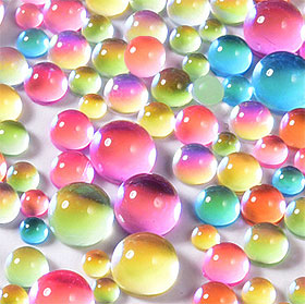 Crystal candy cabochons colors